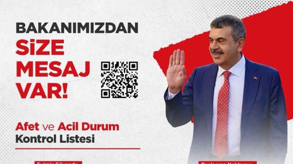 BAKANIMIZDAN SİZE MESAJ VAR